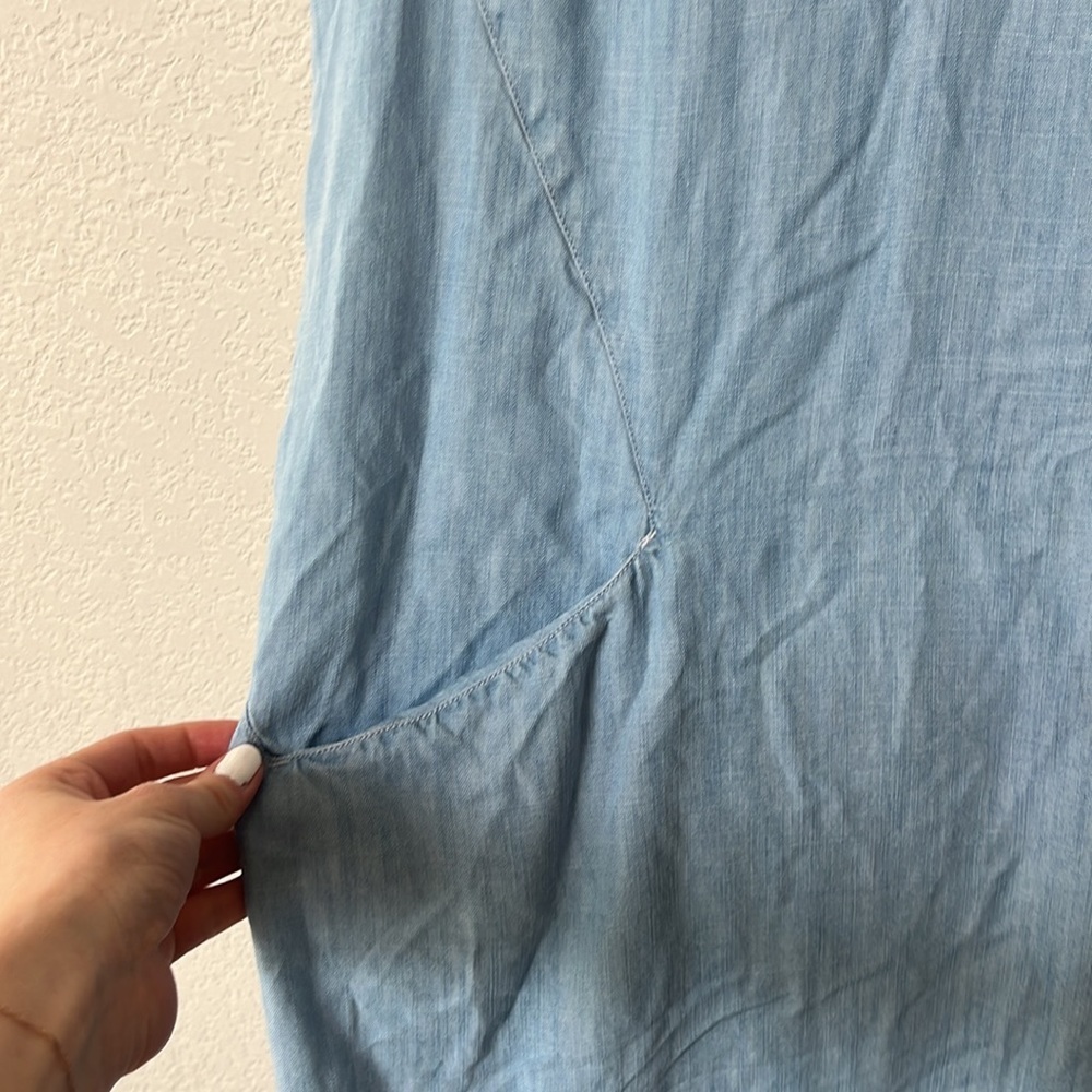 Mountain Khakis Collared Dress Chambray Blue size Medium - Picture 5 of 7